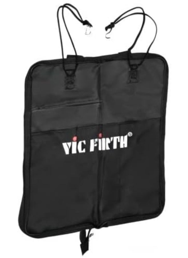 Vic Firth Vic Firth - Standard Drumstick Bag - Black with VF logo  - Image 3
