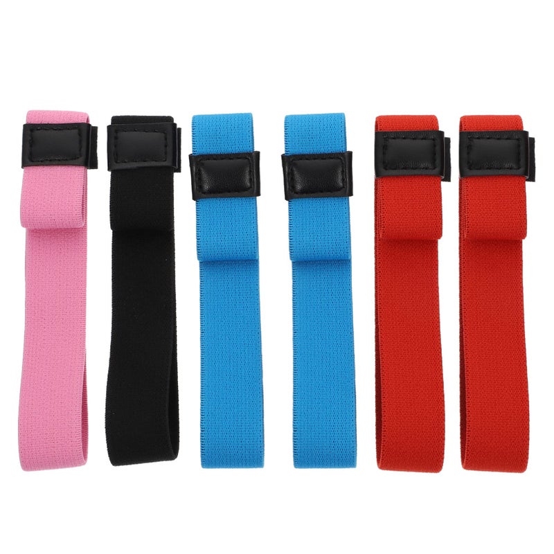 OSALADI 6 Pcs Lunch Box Elastic Bands Double Layer Bento Box Fixing Straps Lunch Container Sealing Straps for Home Office Outdoor Camping Random Color - Image 1