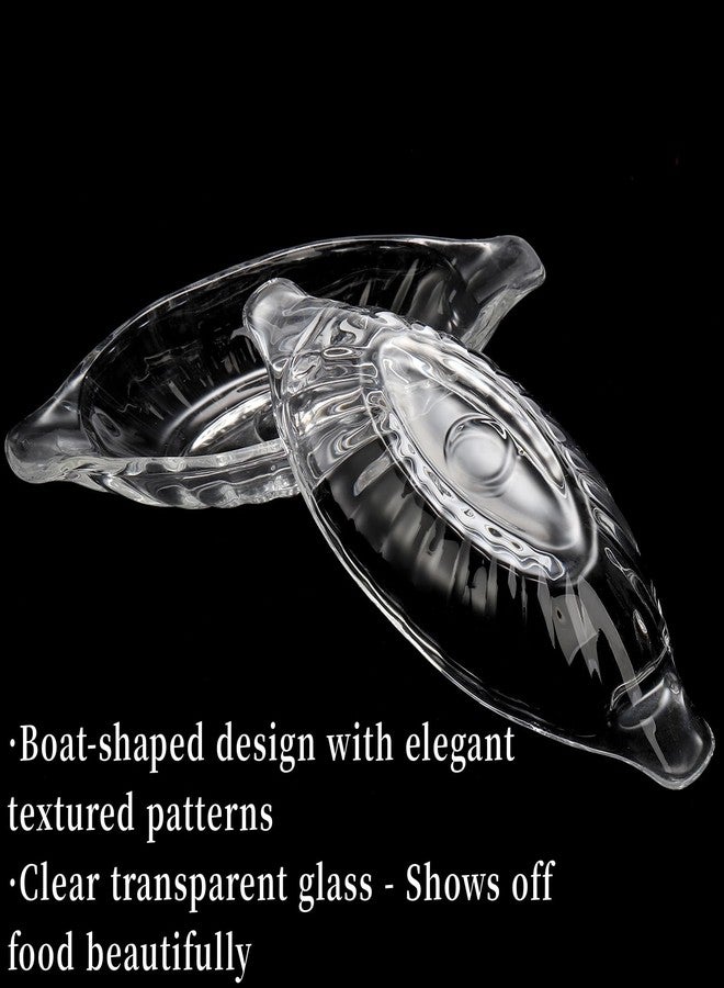 Goaste 8 Pack Banana Split Bowls Set, 8 oz Glass Ice Cream Dishes, Clear Banana Split Boats, Transparent Serving Plates for Fruits, Yogurt, Ice Cream, Brownies, Snack, Salad, Grapes - Image 4