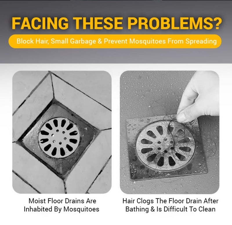 Dec Kitchenpro Disposable Shower Drain Hair Catcher, Drain Hair Catcher Waterproof Mesh Stickers for Bathroom Accessories, Apartment Essentials for Kitchen, Sink, Bathtub (Pack of 20) - Image 5