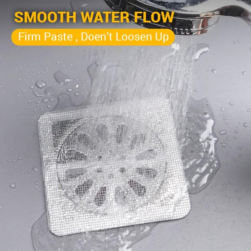 Dec Kitchenpro Disposable Shower Drain Hair Catcher, Drain Hair Catcher Waterproof Mesh Stickers for Bathroom Accessories, Apartment Essentials for Kitchen, Sink, Bathtub (Pack of 20) - Image 4