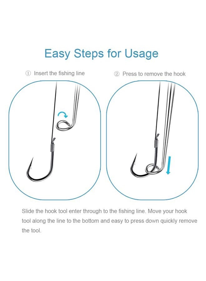 Zitehya Fish Hook Remover Tool, 4 Pack Fishing Hook Quick Removal Devices with Storage Tube, Security Hook Extractor Equipment, Fishing Gear De Tools for Adult - Image 2