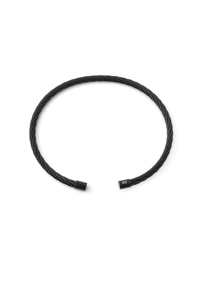 Riblor Marcello Stainless Steel Cebel Bracelet Black - Image 2
