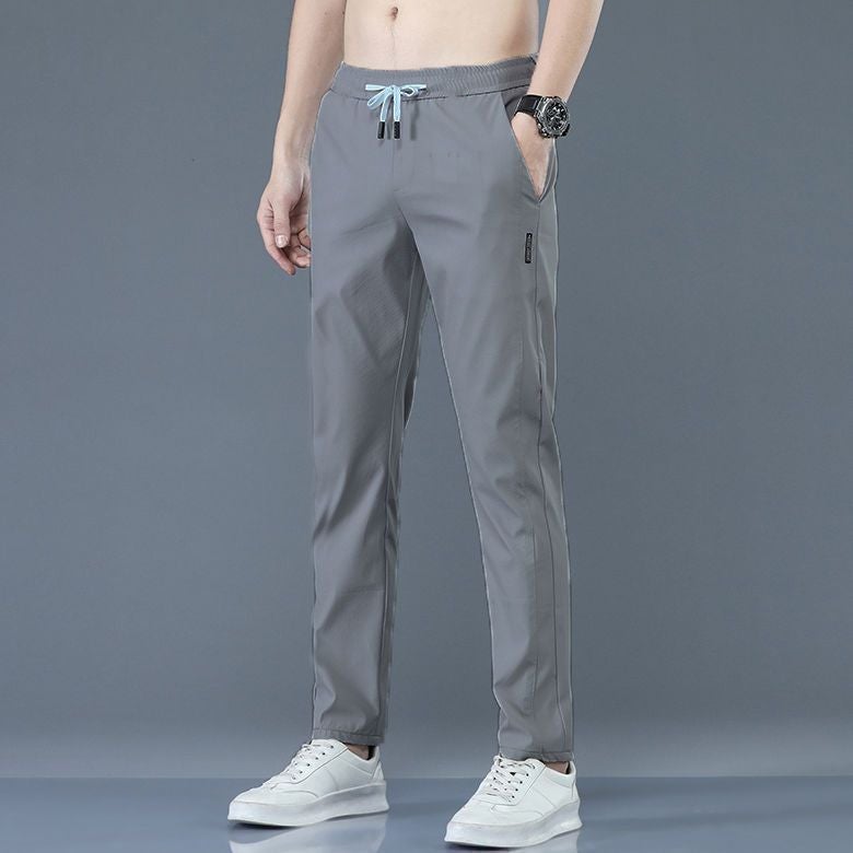Classic Simple Solid Color Versatile Casual Business Trousers Men'S Summer Thin Breathable Fashionable Comfortable Casual Trousers - Image 2
