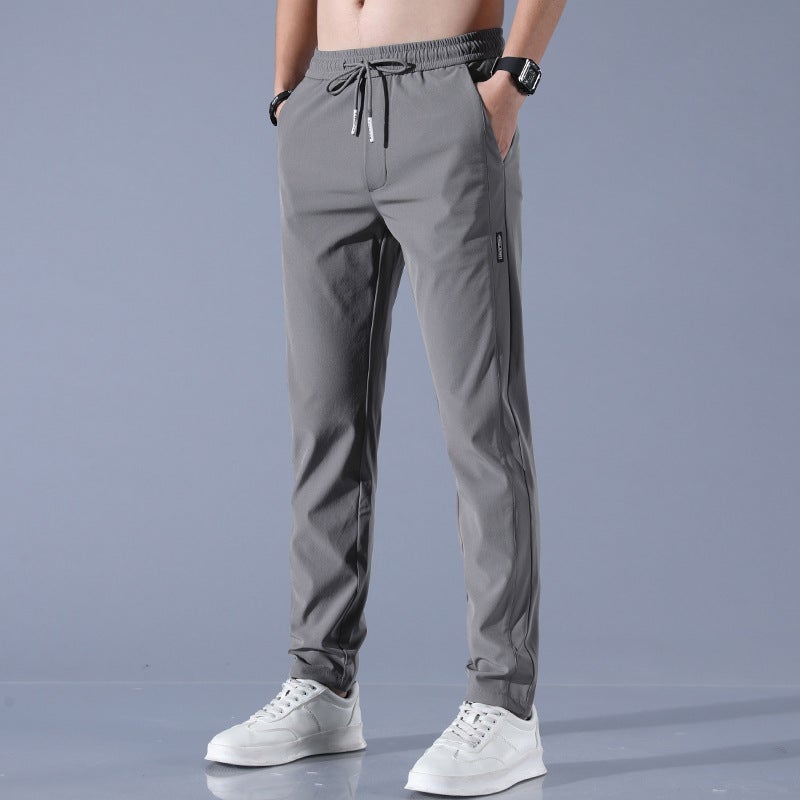 Classic Simple Solid Color Versatile Casual Business Trousers Men'S Summer Thin Breathable Fashionable Comfortable Casual Trousers - Image 1
