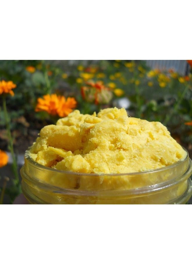 HalalEveryDay Raw Unrefined Grade A Soft and Smooth Yellow African Shea Butter from Ghana - Amazing quality and consistency - comes in a 16 oz Jar - Total weight approximately 14 oz  - Image 2