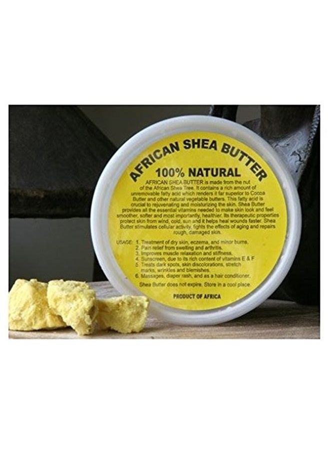 HalalEveryDay Raw Unrefined Grade A Soft and Smooth Yellow African Shea Butter from Ghana - Amazing quality and consistency - comes in a 16 oz Jar - Total weight approximately 14 oz  - Image 5