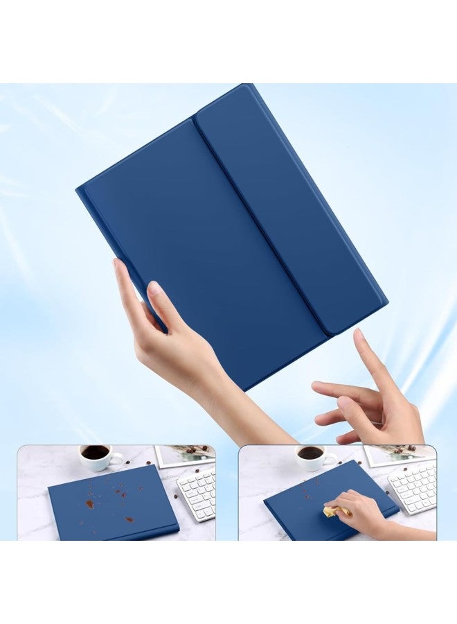 For IPad11 Flat Leather Case Keyboard Separation Protective Case 10.9 10.2 Bluetooth Touch Keyboard Shell Mouse-Color:White Ice Blue-Applicable Models:ipad Pro13 2024 - Image 5