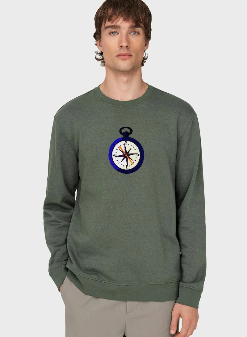 Only & Sons Graphic Sweatshirt