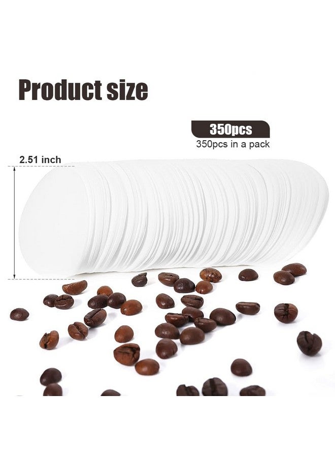 Supvox® 350 Counts Paper Filter Packs White Coffee Filter Paper Round Coffee Maker Filters Compatible with Aerobie Aeropress Coffee and Espresso Makers Disposable Coffee Filters - Image 2