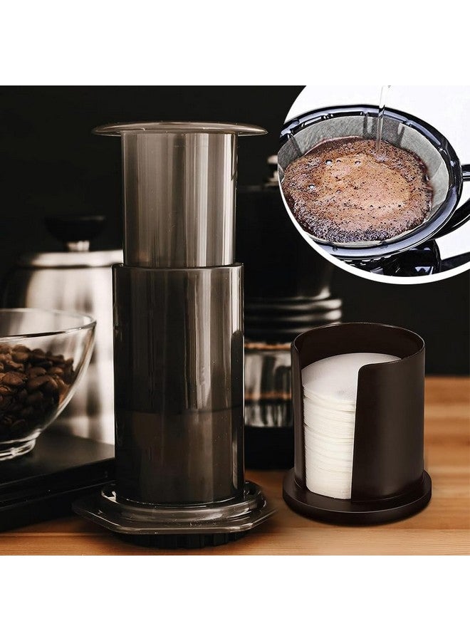 Supvox® 350 Counts Paper Filter Packs White Coffee Filter Paper Round Coffee Maker Filters Compatible with Aerobie Aeropress Coffee and Espresso Makers Disposable Coffee Filters - Image 5