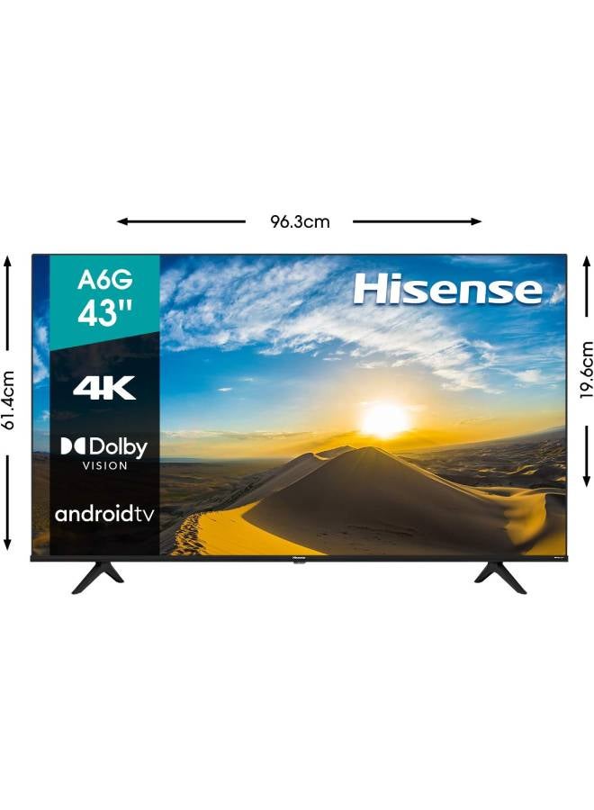 Hisense 55-Inch 4K UHD Smart TV 55A6G Black - Image 3
