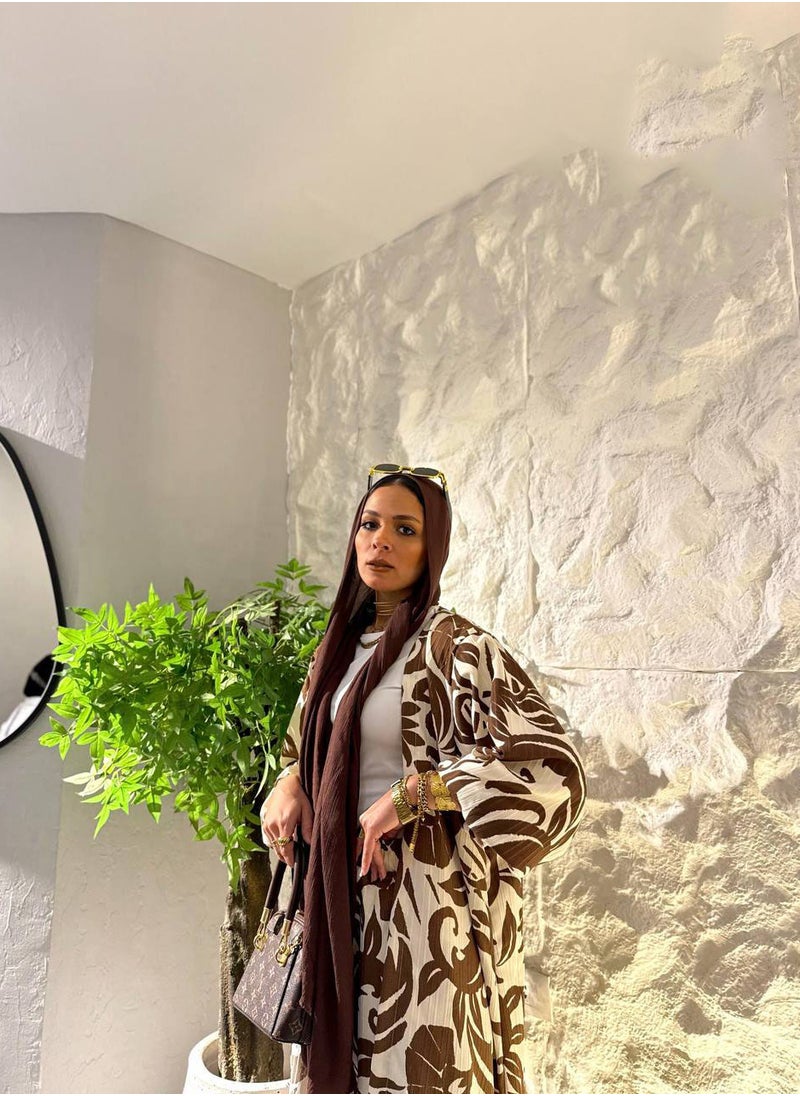طقم كارديجان وبنطلون منقوش