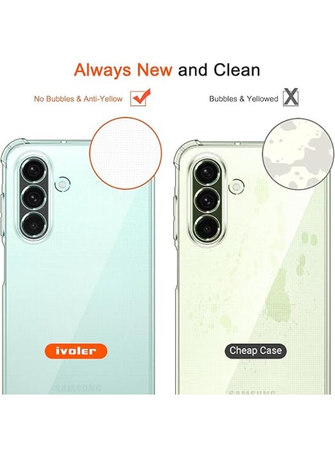 X-Tech Crystal Clear Silicone Case for Samsung Galaxy A26 5G with Shockproof Protective Corners, Slim, Soft, Flexible TPU Scratch Resistant Case – transparent - Image 4