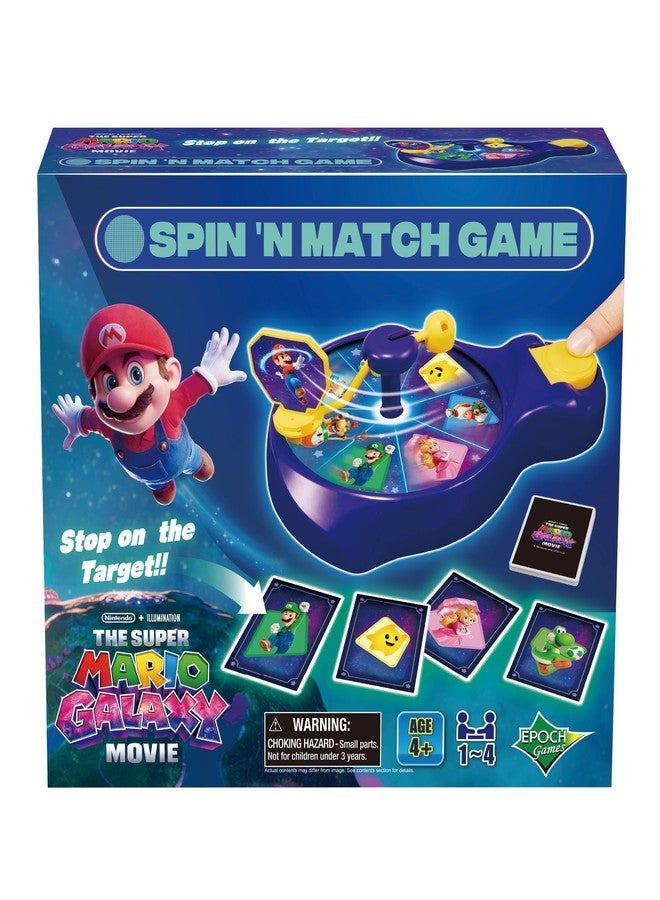 EPOCH Games Super Mario Galaxy Movie Spin 'n Match Game - Image 2