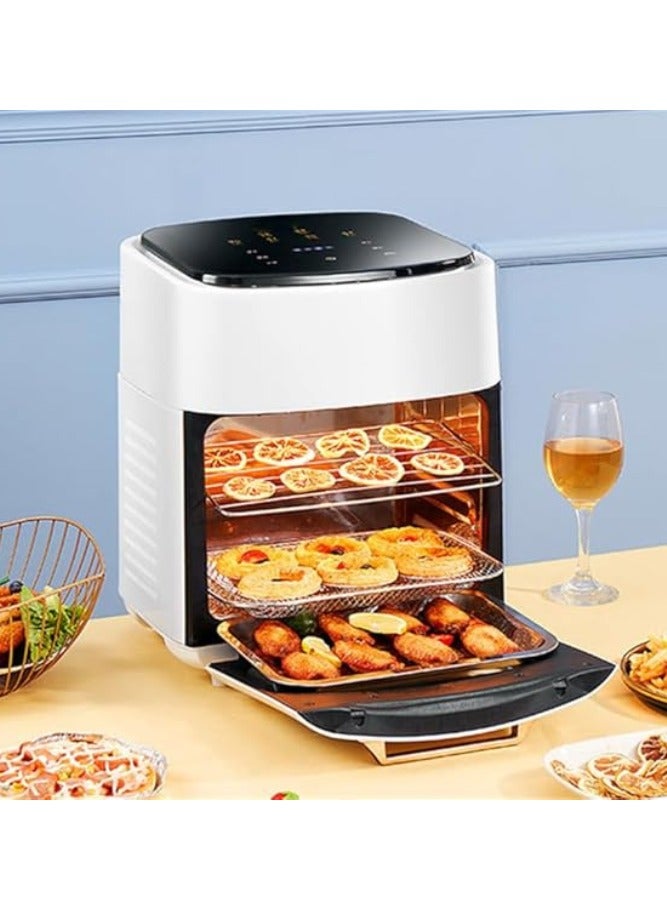 فرن هوائي متعدد الوظائف سعة 15 لتر | طهي صحي بدون زيت"  - Image 3
