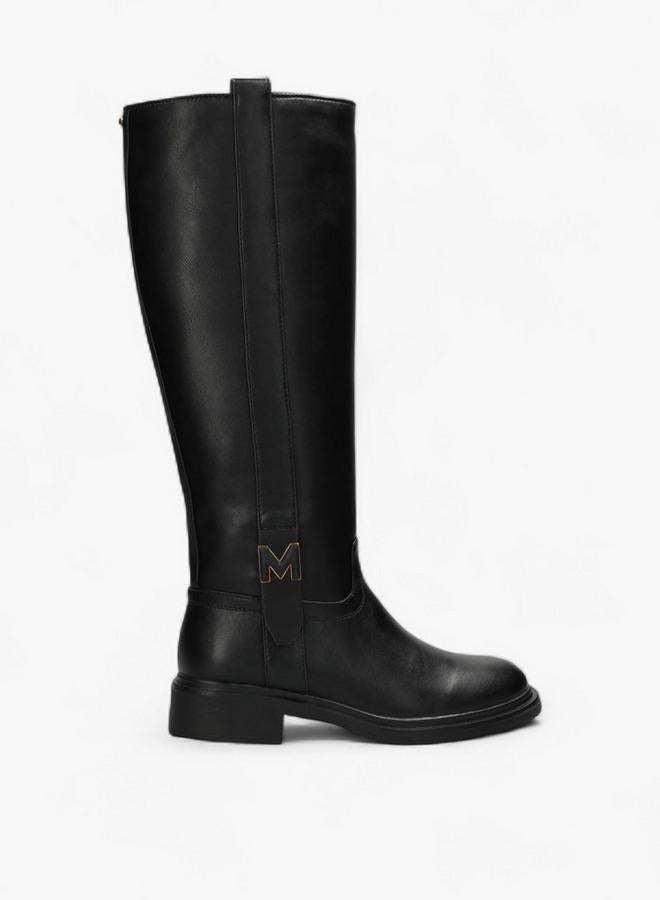 MEXX Solid High Shaft Boots with Zip Closure - Image 1