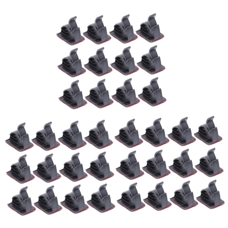 PartyKindom 300pcs Self Adhesive Cable Clips Adjustable Wire Organizer for Cable Management - Image 1