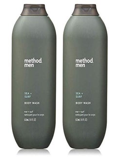 Method Men Body Wash Sea And Surf 18 Ounce 2 Pack  - Image 1