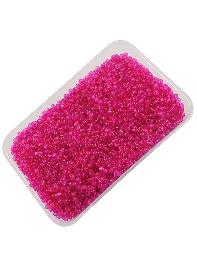 إيشوبي خرز بذور زجاجي وردي شفاف مقاس 8/0، 3 مم، وزن 200 جرام، من إي شوب، لمجموعة صنع المجوهرات، مواد فنية وحرفية للتطريز، قلادة، سوار، أقراط، مواد صنع مجموعة اصنعها بنفسك (وردي شفاف) - Image 1
