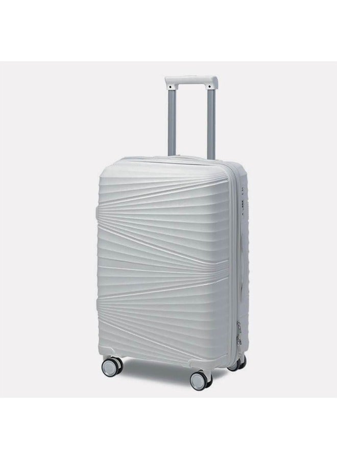 NKX 3 Pieces PP Hardside 360 Degree Spinner Wheels Trolley Luggage Set With TSA Lock 20/24/28 Inch and Lightweight Box - Image 3