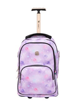 Wires 5 Piece Kids School Trolley Bag laptop compartment 2 Wheels With Lunch bag & Pencil Case  - Image 5