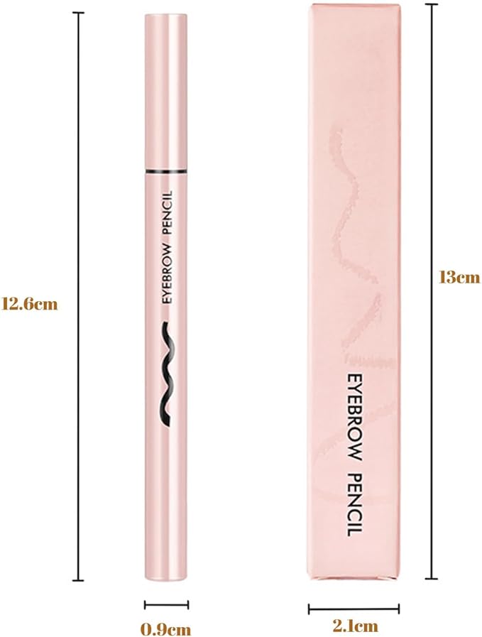 UltraFine Eyebrow Pencil with Waterproof Formula LongLasting SmudgeProof Precision for Natural Defined BrowsNatural Black
