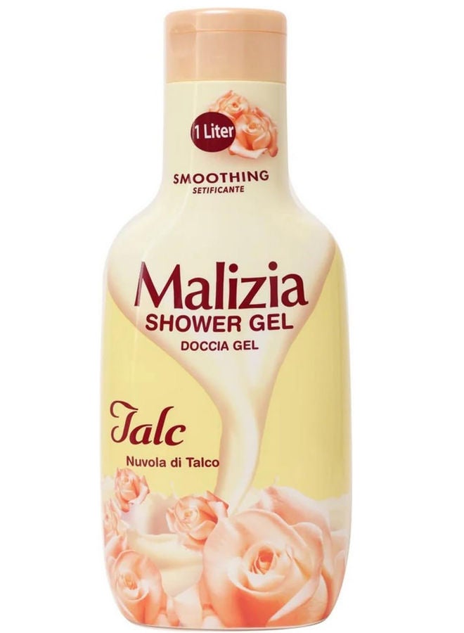 Malizia Shower Gel Talc 1000ml - Image 1