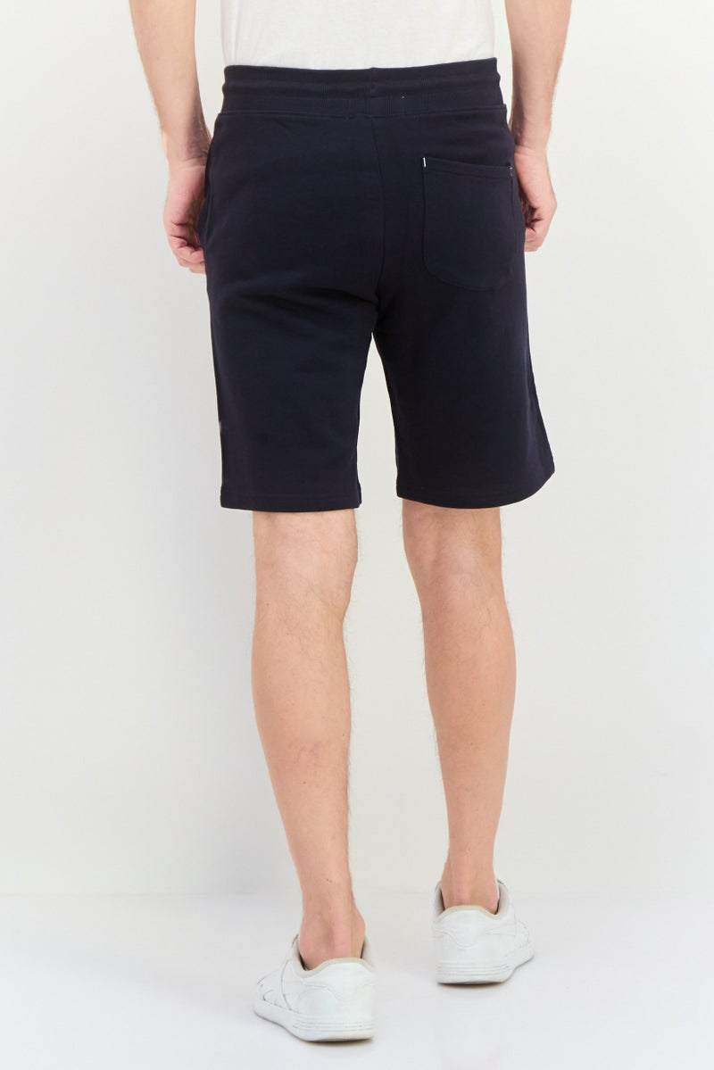 GAS شورت أساسي بشعار العلامة التجارية للرجال، أسود - Image 3