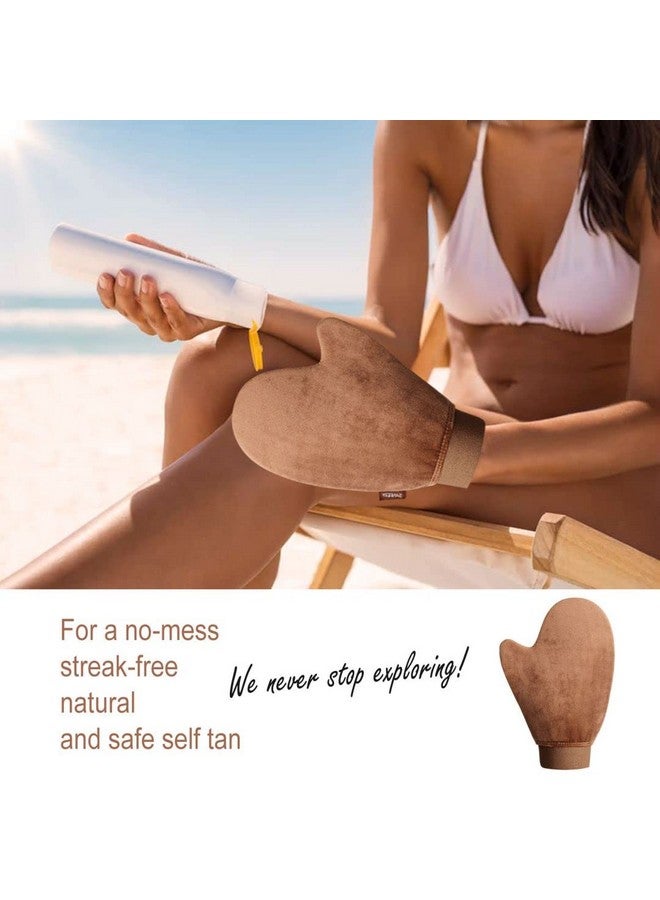 Sanfery Sanfery Self Tanner Mitt Applicator - US Patent Self Tanning Mitt, Tanning Mitts Self Tanner Mitt, Sunless Tanner Mitt, Tanning Mitt for Self Tan Mitt, Self Tanning Glove, Self Tan Mit, Fake Tan Mitt  - Image 5