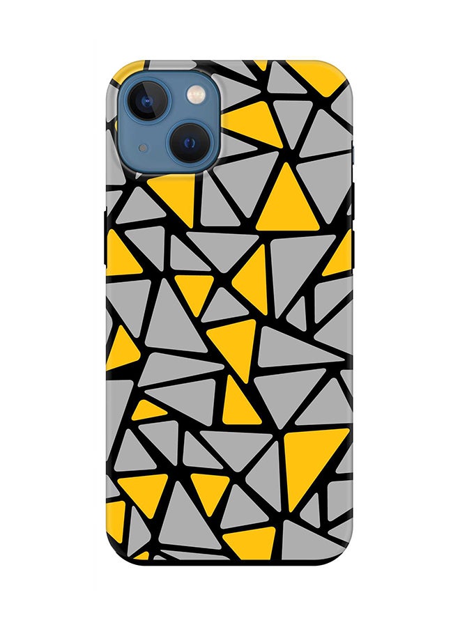 Stylizedd Tough Pro Case for iPhone 15 Plus Dual Layer Hybrid PC TPU Customized Mobile Cover Matte Finish Phone Case - Triabstract - Image 1