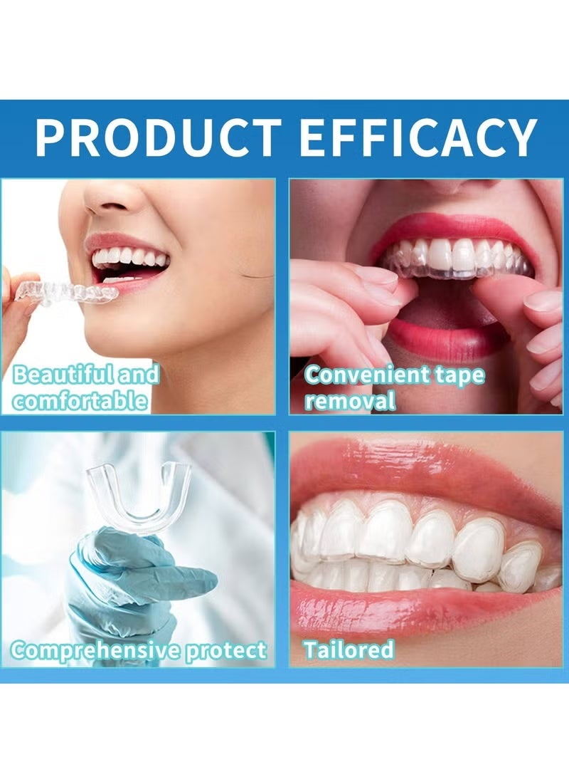 GlorySmile 8 Pcs 2 Sizes Mouth Guard for Clenching Teeth at Night Upgraded Mouth Guard for Teeth Grinding Moldable Mouth Guard Stops Bruxism and Teeth Grinding with Two Travel Cases Dental Night Guards - Image 5