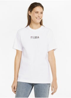 DOWNTOWN Womens Relaxed Graphic T-Shirt