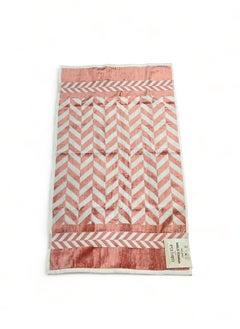White Rose 2 Pcs Luxurious And Soft Beach Towel Set 550GSM Bath Towel (70x140cm) Face Towel (50x90cm) Set Of 2  - Image 3