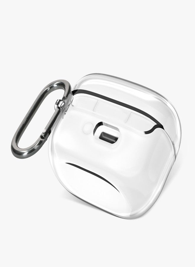 kwmobile Earphones Case Compatible with Sony LinkBuds S - Crystal TPU Two-Part Earbuds Case - Transparent - Image 3