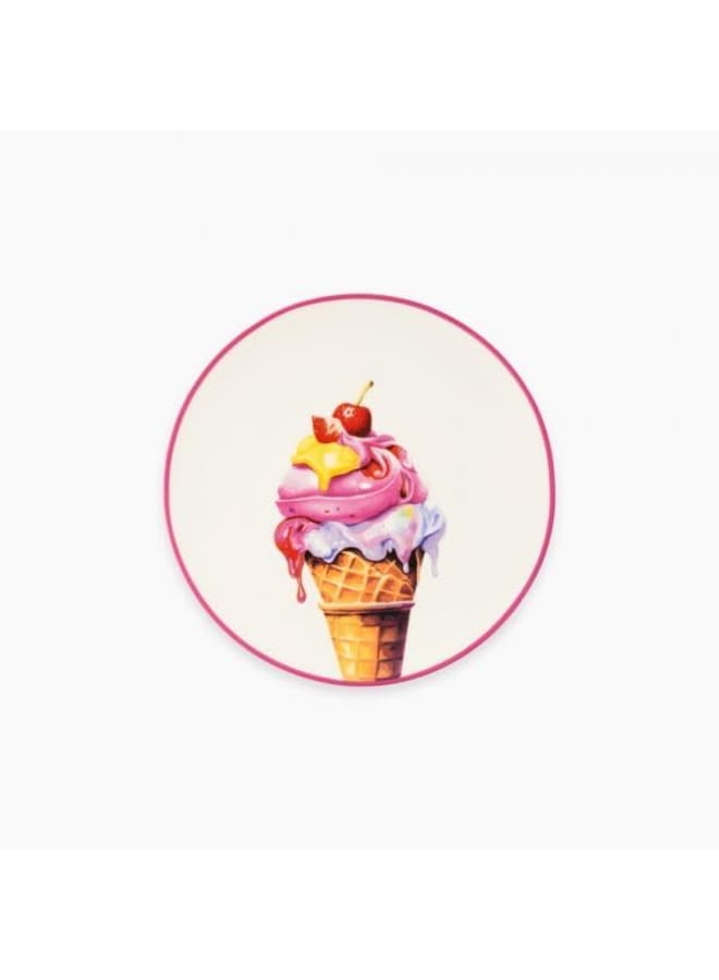Rosa By Fathy Mahmoud (Ice Cream 1 Dessert Plate 21 Cm Coup)