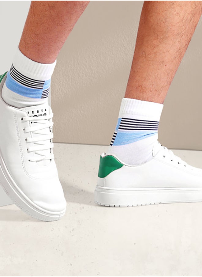 Testa Toro - X2 Essential Sneaker with a Simple Design, Made from Treated and Padded Leather - Image 1