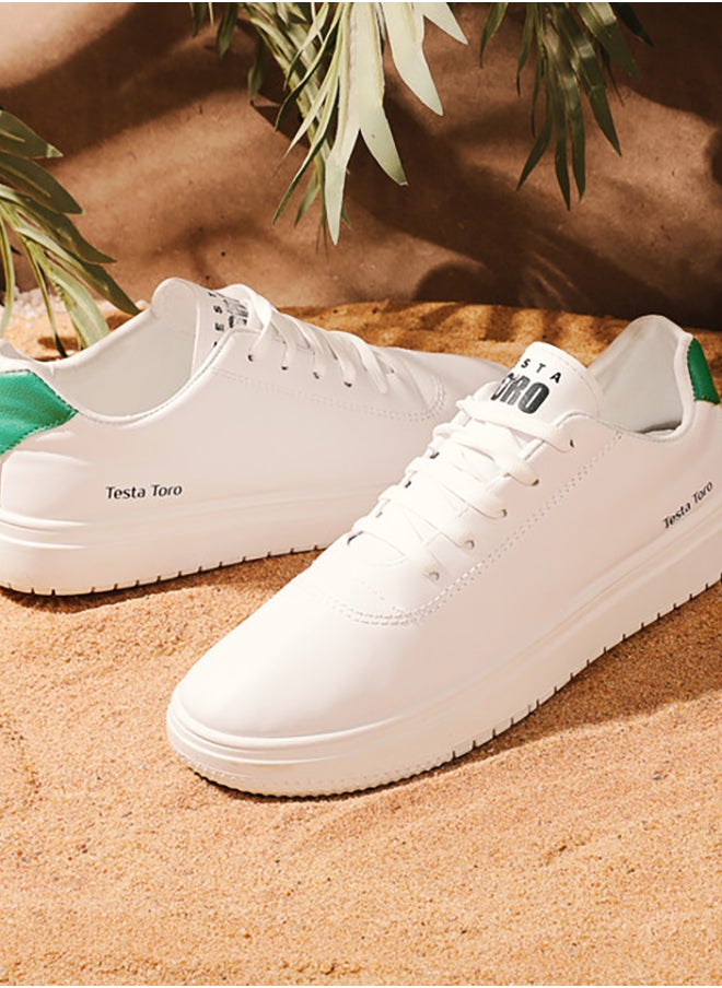 Testa Toro - X2 Essential Sneaker with a Simple Design, Made from Treated and Padded Leather - Image 1