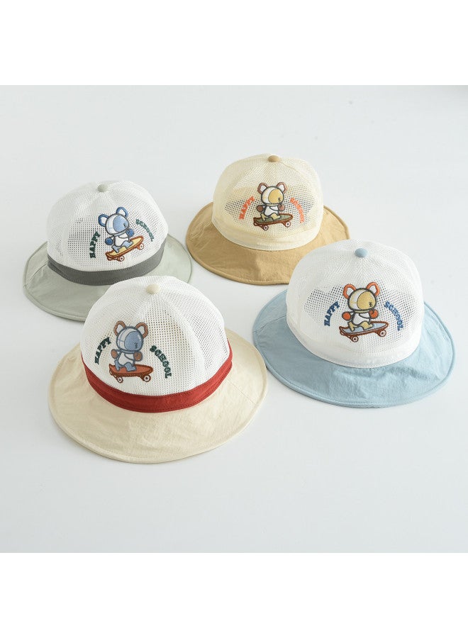 Bumblebee قبعات أطفال، قبعات شمسية للأطفال غير محددة الجنس، قبعات صيد مقاومة للرياح لحماية الشمس في الهواء الطلق، قبعات دلو متعددة الاستخدامات للطلاب - Image 3