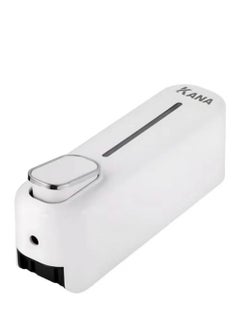 Kana Wall Mounted Soap Dispenser 350ml, Wall Mounted Manual Press Soap Bottle, Used for Bathrooms, Kitchens, Hotels, Restaurants and Office Hygienic & Easy Installation, Wall Mounted Manual Foaming Soap Dispenser White/Gray.  - Image 4