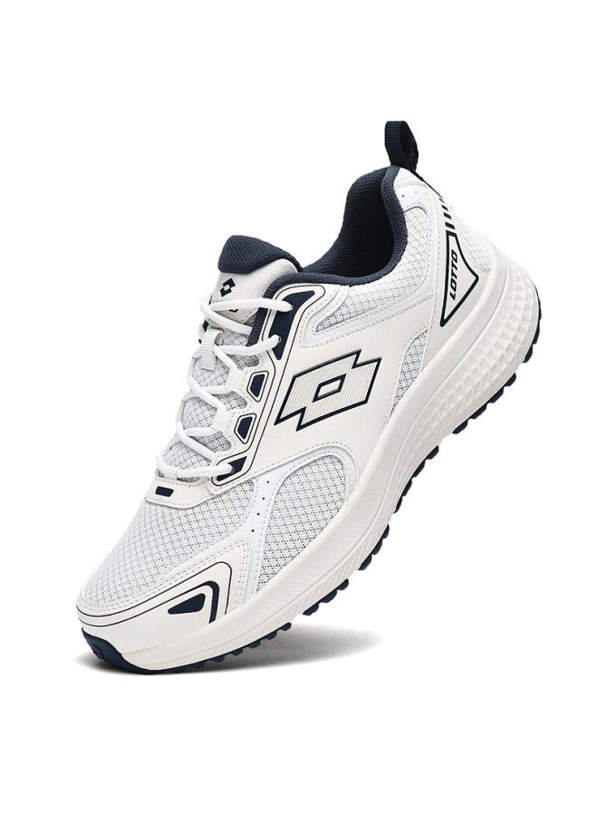 Lotto Men's Casual Shoes Breathable Rebound Cushioning Durable Running Sneakers 1037w Off-white Size 42
