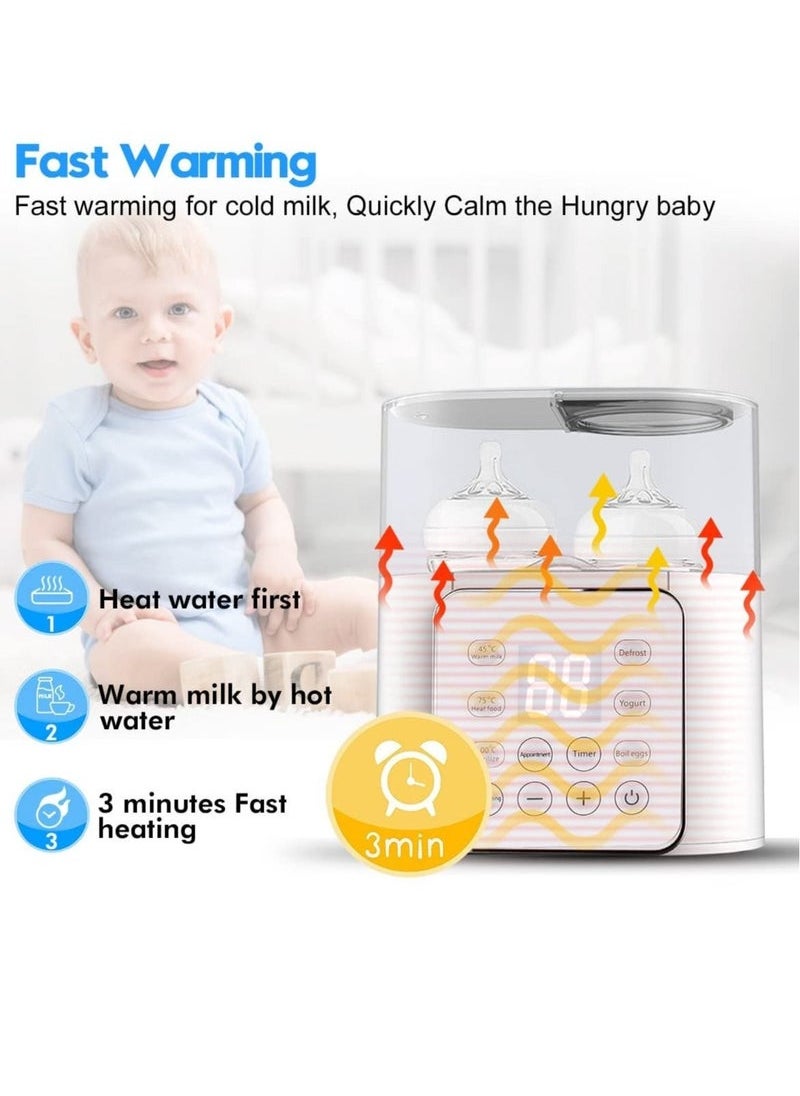 MIXDE Double Fast Baby Bottle Warmer Multi-Functional Baby Bottle Steam Sterilizer Dryer Machine Baby Milk Warmer  - Image 3