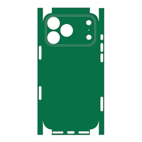CXWITHY Skin Wrap for iPhone 17 Pro Max, Protective Film Vinyl Decal Stickers Cover for Phone Back, Camera, Frame (Green) - Image 2