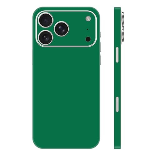 CXWITHY Skin Wrap for iPhone 17 Pro Max, Protective Film Vinyl Decal Stickers Cover for Phone Back, Camera, Frame (Green) - Image 1