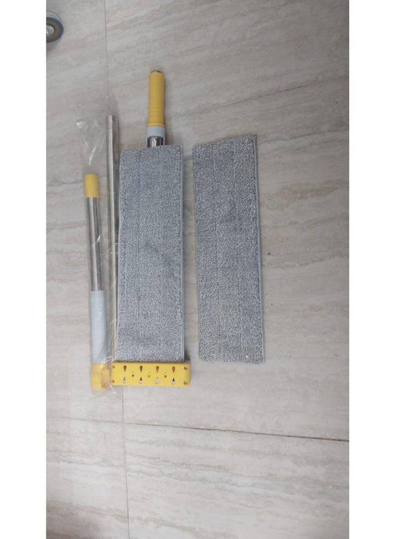 floor mop with self spin grey in yellow - Image 5