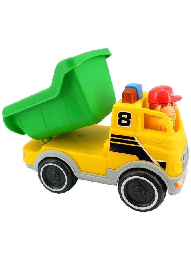 Kiddieland: Light & Sound: Dump Truck - Motorized Construction Toy Vehicle, Auto Stops, Driver Figure, Engine Rev & Horn, Kids & Toddlers Age 1 yr+ - Image 2
