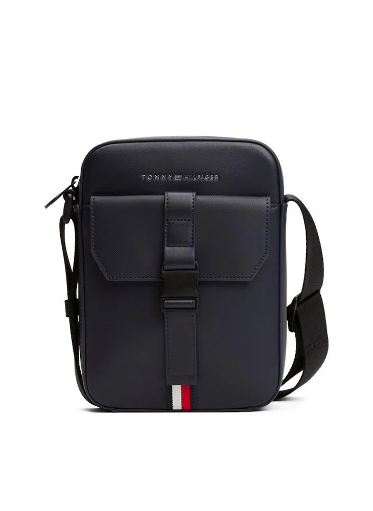 تومي هيلفيغر حقيبة ميني مسنجر مزينة بالشعار