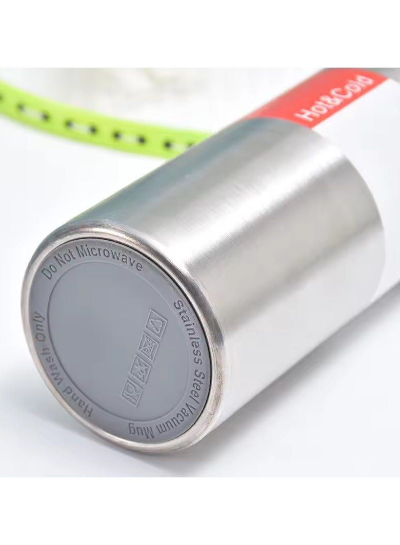500ml Double Wall Stainless Steel Thermo Vacuum Insulated Flask Set with Two Cups – Perfect for Hot & Cold Beverages on Cycling, Backpacking, Camping, Hiking, Office & More - Image 5