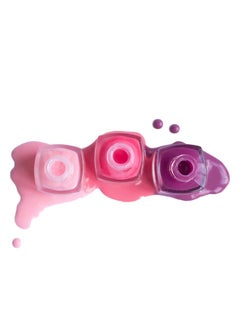 Miss NELLA MISS NELLA SWEET LITTLE PACK, Nail Polish Set-Easy Pell off And Water Based Formula, 3 Colors of Nail Glitter set- Cheeky Bunny, Pink A Boo & Little Poppet, Perfect Kids Nail Polish  - Image 2