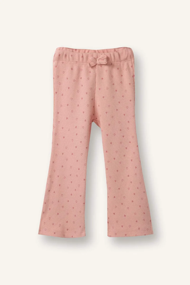 DeFacto Baby Girl Printed Sweatshirt Leggings